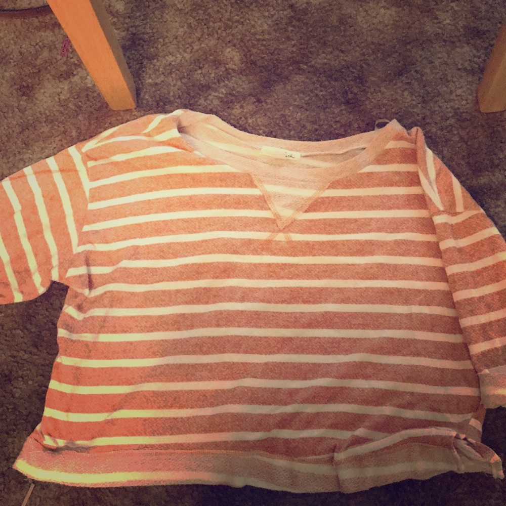 Striped crop top